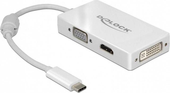 Produktbild Delock USB-C zu (HDMI, VGA, DVI, 16 cm)
