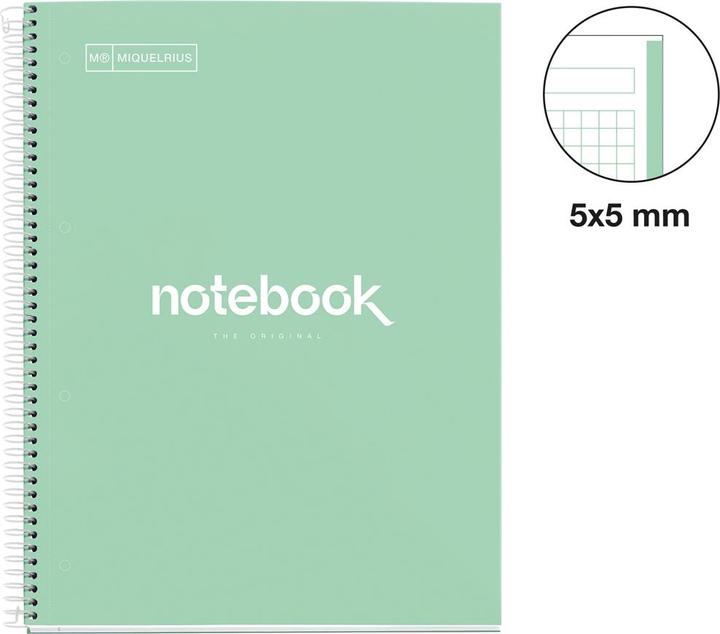 Immagine prodotto Miquelrius Emotions Notebook (A4, Quadretti, Copertina rigida)