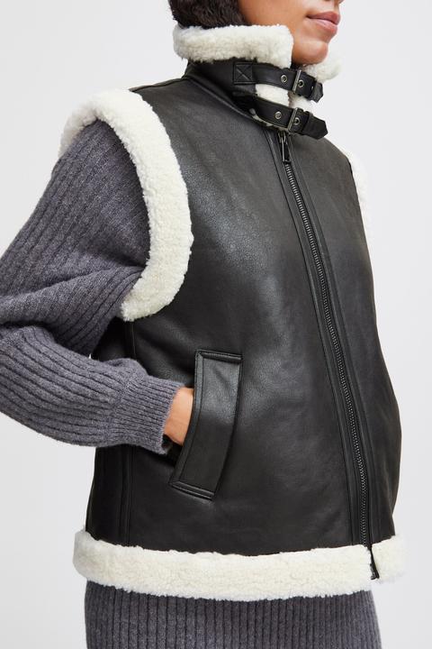 Actual product image B.young BYASANNE WAISTCOAT - 20813722 (44)