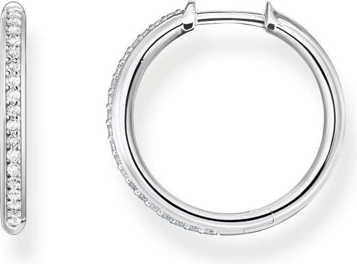 Produktbild Thomas Sabo Creolen Weisse Steine Pavé Silber (925er Silber)