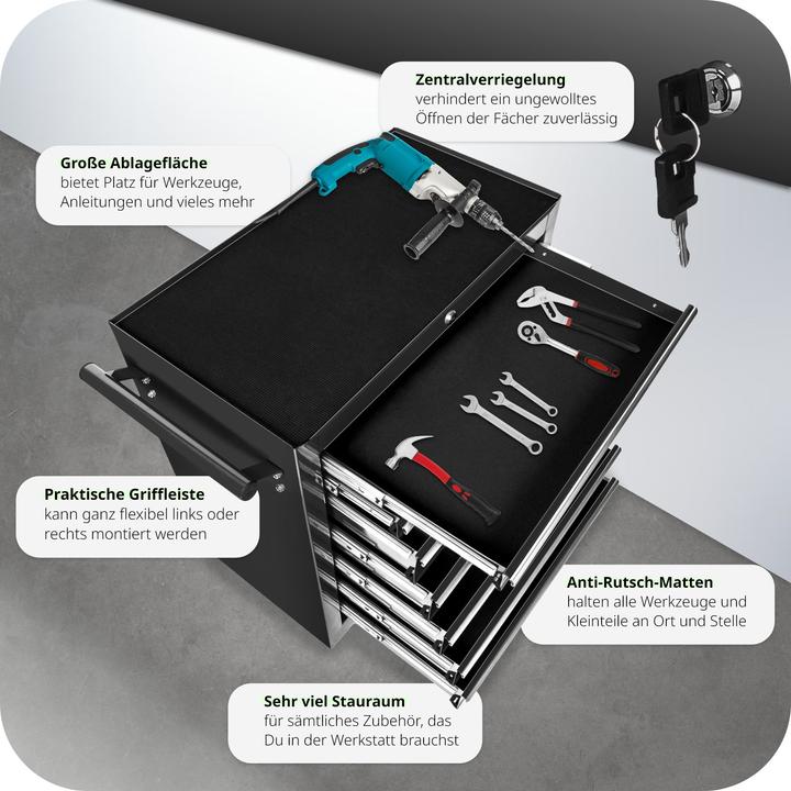 Actual product image tectake Tool trolley (1 x)