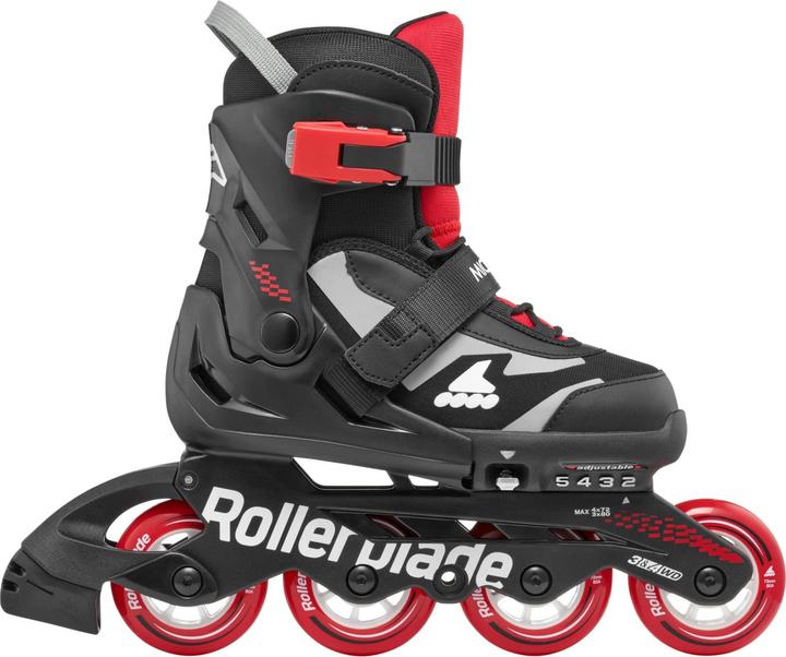 Image du produit Rollerblade Inline-Skates Microblade Combo Schwarz/Rot, 33-36.5 (33, 36.5)
