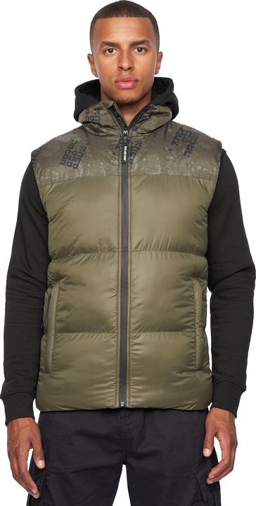 Actual product image Duck and Cover Mens Romain Camo Padded Gilet (L)