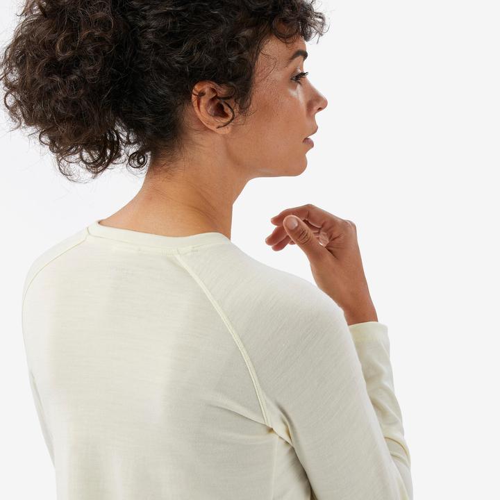 Produktbild Forclaz Merinoshirt Damen langarm - Merino Resist ungefärbt (S)