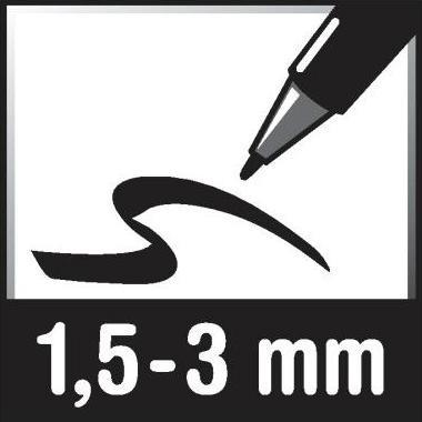 Image du produit Edding Retract 12 (Rouge, 3 mm, 1 x)
