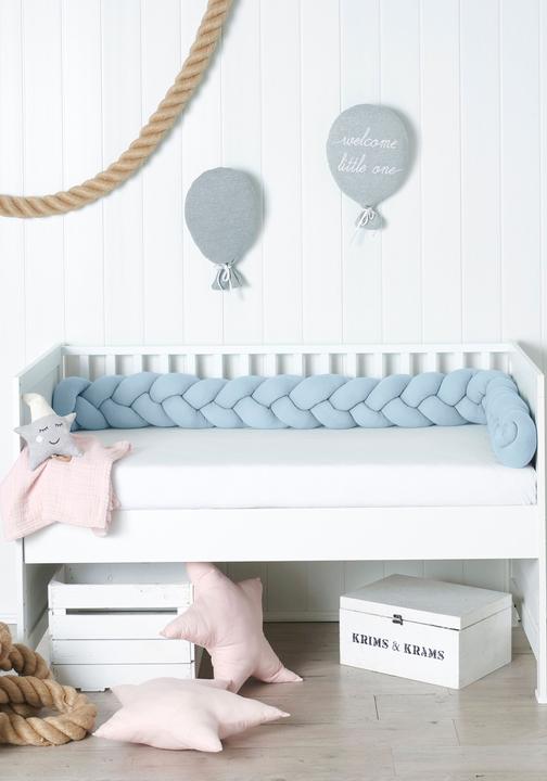Immagine prodotto nordic coast company Serpente da letto intrecciato blu chiaro OE