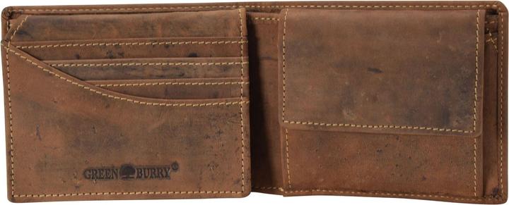 Produktbild Greenburry Vintage Hirsch Geldbörse Leder 12 cm
