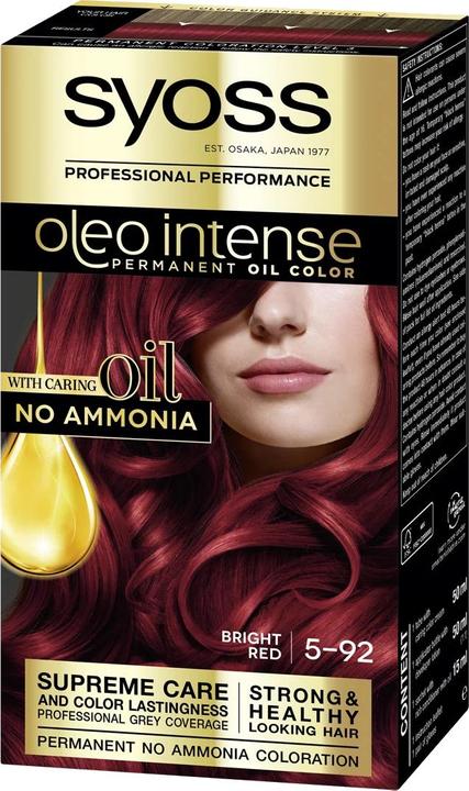 Syoss OLIO INTENSE tinte sin amoniaco #5.92-rojo intenso 5 pz (5-92)