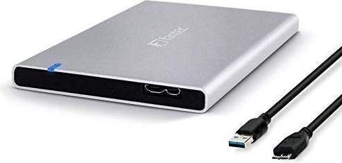 Image du produit Fantec ALU-7MMU3 Boîtier externe 6.35cm 2.5inch SATA III HDD Enclosure with 7mm Height USB 3.0 UASP (2.5")
