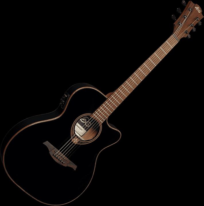 Image du produit LÂG T118ASCE (Guitare semi-acoustique, Acajou, Bois de cèdre)