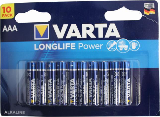 Actual product image Varta long-life power (10 pcs., AAA, 1240 mAh)