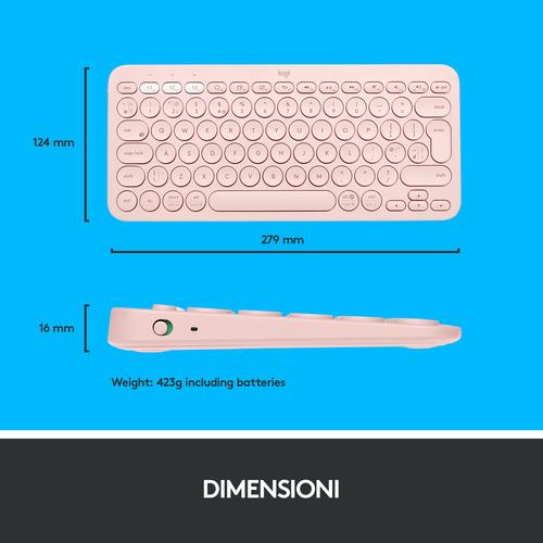 Image du produit Logitech K380 (US, Sans fil)