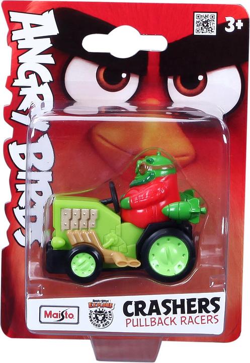 Actual product image Maisto Angry Birds Crashers Retreat Cars