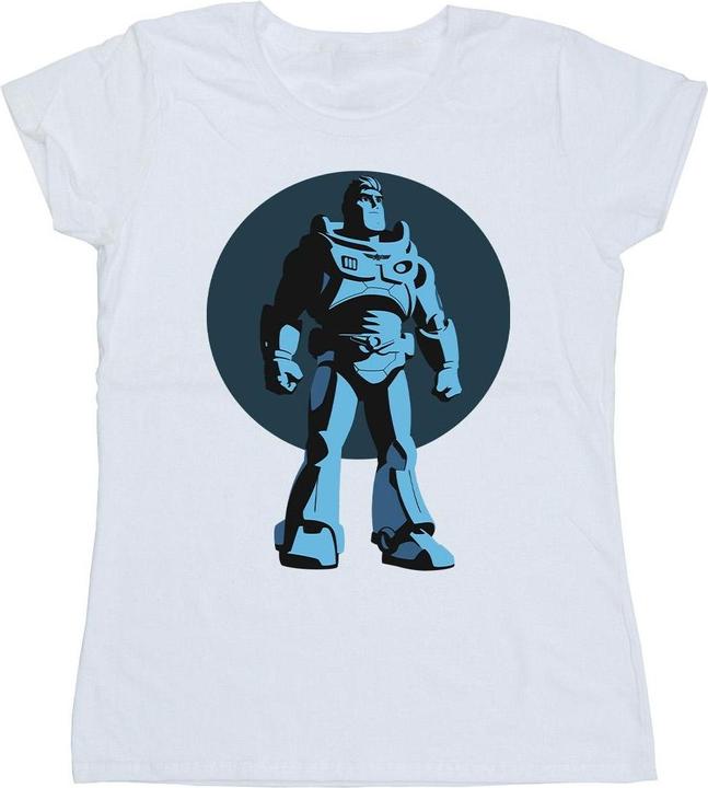 Actual product image Disney Womens/Ladies Lightyear Buzz Standing Circle Cotton T-Shirt (S)