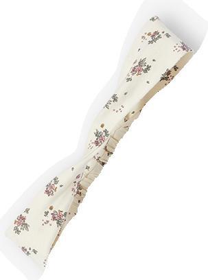 Image du produit Vertbaudet Bio-Kollektion: Baby-Set aus Blumenkleid, Leggings & Haarband (62)
