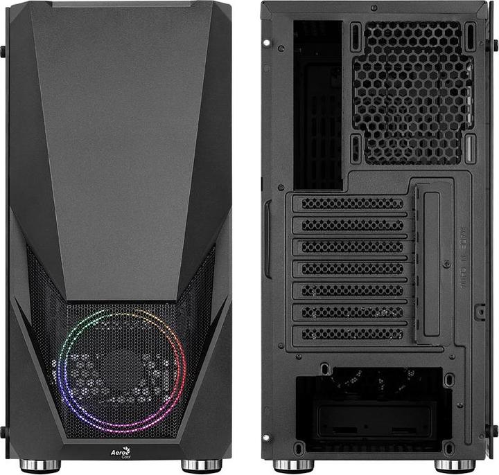 Actual product image AeroCool Zauron Saturn FRGB-G-BK-v1 (ATX)