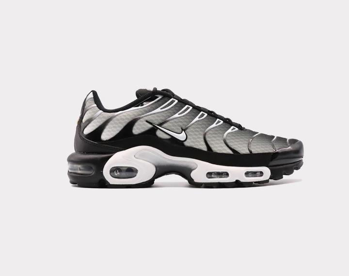 Black, White, Metallic Silver