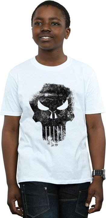 Immagine prodotto The Punisher Distrressed Skull Maglietta Ragazzi (140, 146)