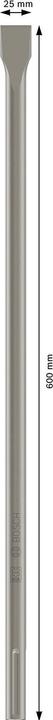 Produktbild Bosch Professional Zubehör PRO SDS max-4C Flachmeissel-Set, 25 x 600 mm (600 mm)