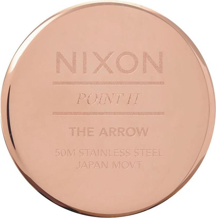 Actual product image Nixon Arrow Leather Rose Gold Storm (Analogue wristwatch, 38 mm)