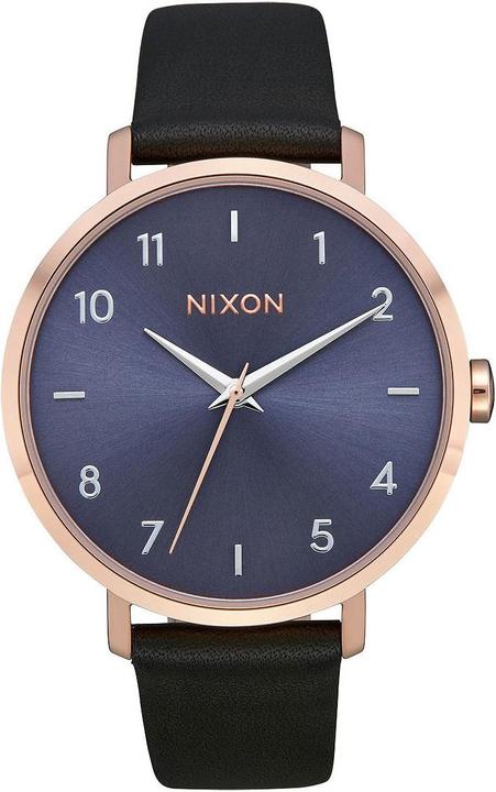 Nixon Arrow Leather Rose Gold Storm (Analoguhr, 38 mm)