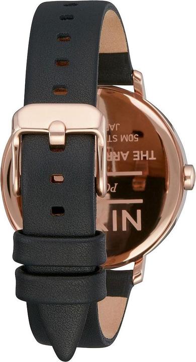 Actual product image Nixon Arrow Leather Rose Gold Storm (Analogue wristwatch, 38 mm)