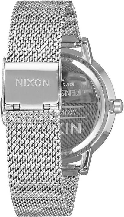 Actual product image Nixon Kensington Milanese All Silver (Analogue wristwatch, 37 mm)