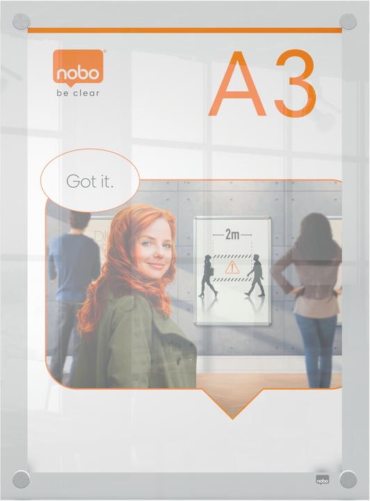 Actual product image Nobo Poster Frame Impression Pro Acrylic (35 x 2.5 x 47 cm)