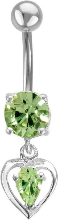 Immagine prodotto Bijouteria Piercing ventre (Acciaio chirurgico 316L, Argento 925, Zirconia)