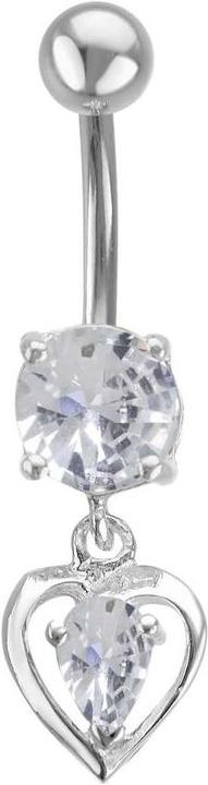 Immagine prodotto Bijouteria Piercing ventre (Acciaio chirurgico 316L, Argento 925, Zirconia)