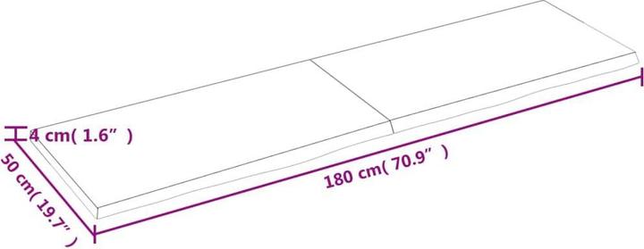 Immagine prodotto VidaXL Saba (180 x 4 x 50 cm)