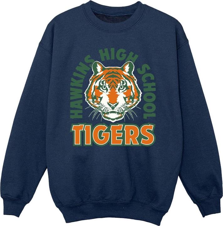 Immagine prodotto Netflix Stranger Things Hawkins Arch Tiger Felpa Ragazze (140, 146)