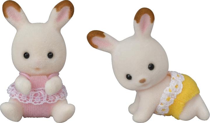 Actual product image Sylvanian Families Chocolate Rabbit Twin Babies & Pram