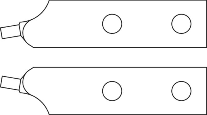 Actual product image Gedore E41 EL spare tip pair angled (3.20 mm)