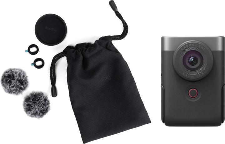 Productafbeelding Canon PowerShot V10 Starter Kit (silver) (20 Mpx, 30p)