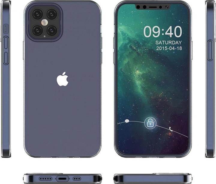 Actual product image Screenguard Apple iPhone 12 Pro Flexible TPU Clear Case (Apple iPhone 12 Pro)