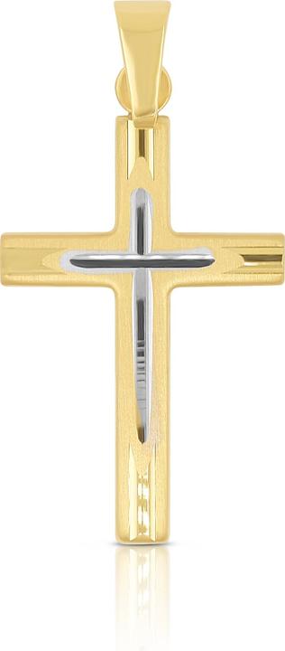 Produktbild Muau Kreuz (Gelbgold, Weissgold)