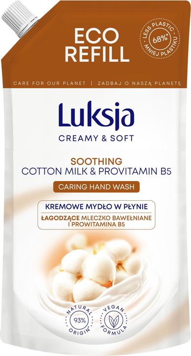 Luksja Liquid Soap Refill Cot&Vit 400ml (Flüssigseife, 400 ml)