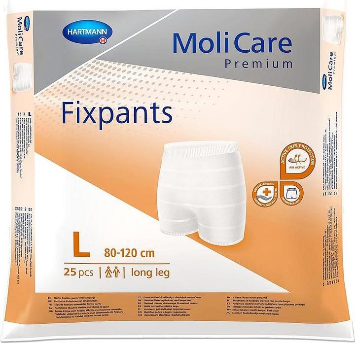 Immagine prodotto MoliCare Premium Fixpants pantaloni a gamba lunga per l'incontinenza (25 x, Grande)