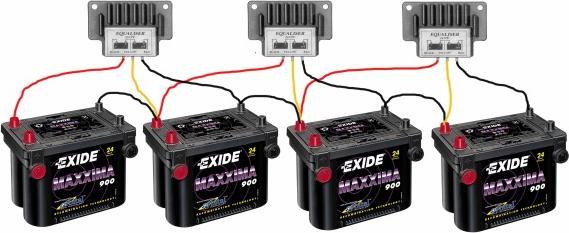 Actual product image Forex Battery charge equaliser 2x12V 3A