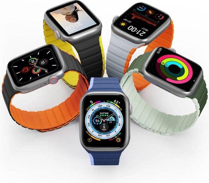 Produktbild Dux Ducis Magnetic Strap for Apple Watch SE, 8, 7, 6, 5, 4, 3, 2, 1 (41, 40, 38 mm) Strap (LD Versio (41 mm, 38 mm, 40 mm, Silikon, Metall)