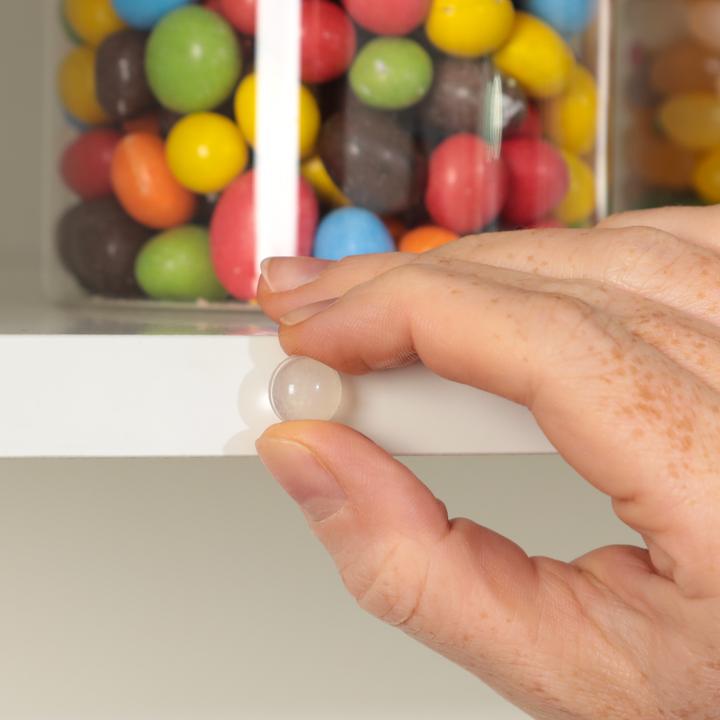 Actual product image Relaxdays Rubber buffer (222 Piece, 1.5 x 1.5 x 0.5 cm)