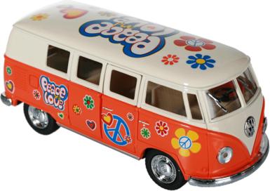Produktbild Out of the blue ootb - Metall-Modellauto mit Rückziehmotor, VW T1 Bus