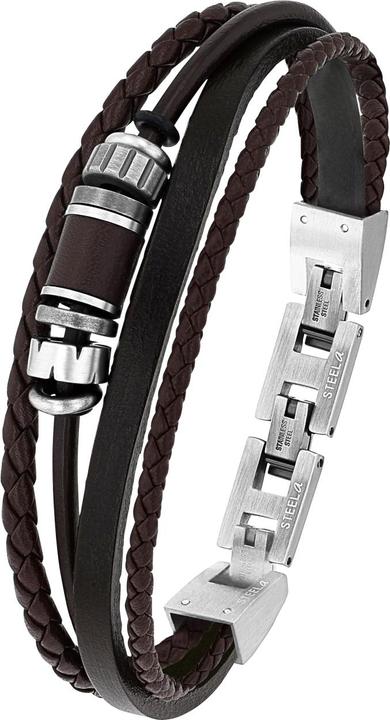 Actual product image S.Oliver Arm jewellery for men, stainless steel (21.50 cm, Stainless steel)
