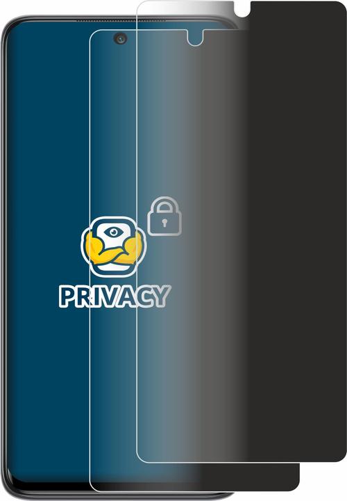 Productafbeelding BROTECT Anti-spionnetje privacyfolie Beschermfolie tegen blauw licht (2 Stuk, Xiaomi Mi 10T Lite)