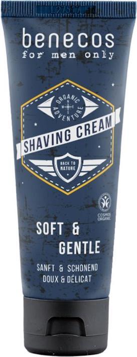 Immagine prodotto Benecos Crema da barba morbida e delicata solo per uomini (75 ml, Schiuma da barba)