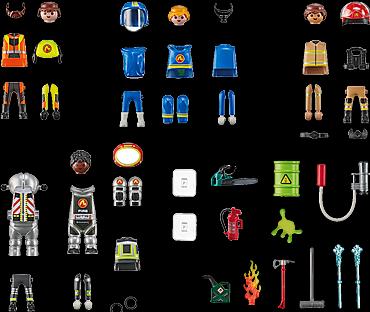 Actual product image Playmobil My Figures: Fire brigade (71468, Playmobil Sports & Action)