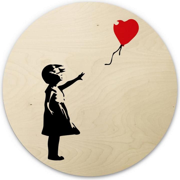 Produktbild Trenddeko Girl with the red balloon (Ø 20 cm)