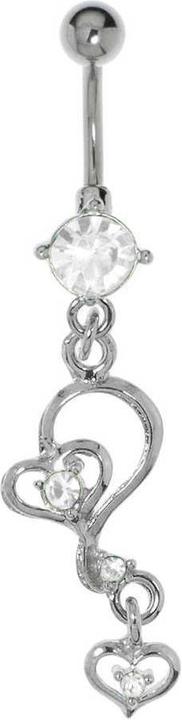 Image du produit Bijouteria Piercing nombril (Laiton, Acier chirurgical, Cristallin)