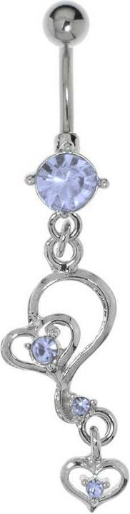 Actual product image Bijouteria Bellypiercing (Brass, Surgical steel, Crystal)